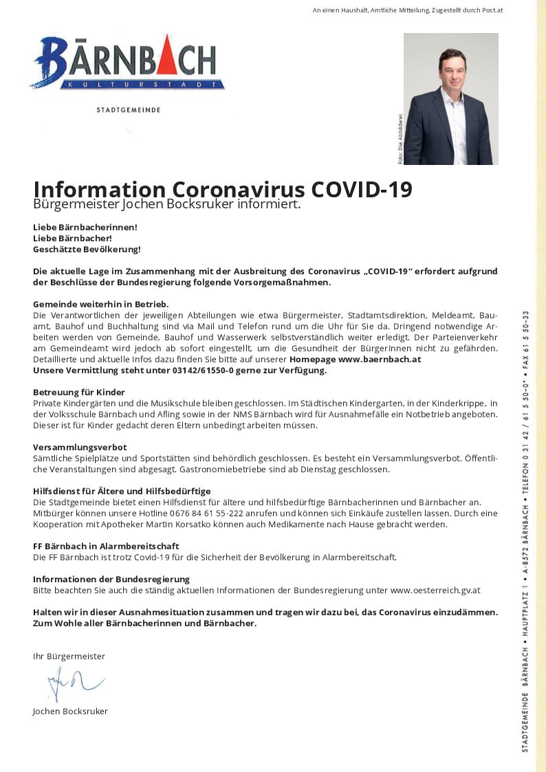 Infoblatt Nr.1